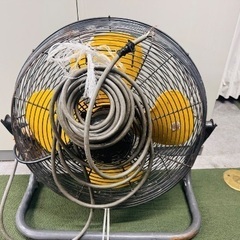 業務用 工場扇 床置き式 45CM 扇風機 ファン サーキュレーター ヤマゼン YZ オレンジの画像