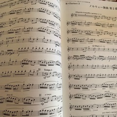 楽譜　ノルウェー舞曲第二番　バンドジャーナル付録の画像