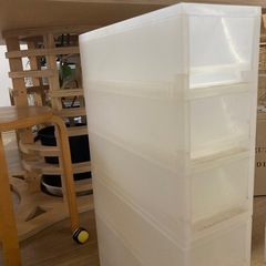 MUJI 収納ケース3段×2セットの画像