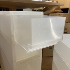 MUJI 収納ケース3段×2セットの画像