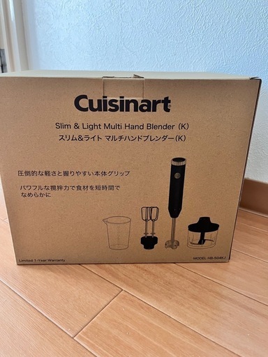 新品cuisinart ハンドブレンダー