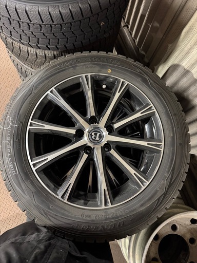 ブランドル17インチ7J PCD100 5穴　４本セット中古