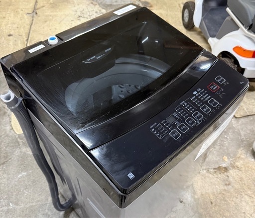 札幌市内配送可 【6ヵ月保証付き】美品 21年製 ニトリ 6kg 全自動洗濯機 NTR60BK ブラック