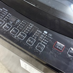 札幌市内配送可 【6ヵ月保証付き】美品 21年製 ニトリ 6kg 全自動洗濯機 NTR60BK ブラックの画像