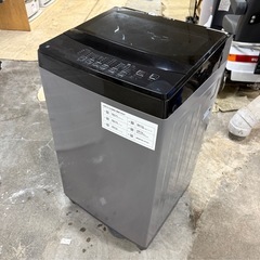 札幌市内配送可 【6ヵ月保証付き】美品 21年製 ニトリ 6kg 全自動洗濯機 NTR60BK ブラックの画像