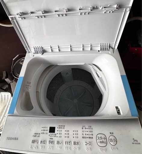 値下げ可　5kg 全自動洗濯機