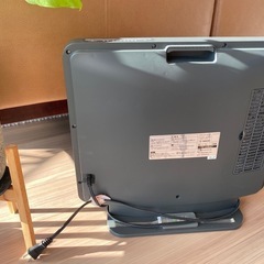 YAMAZENセラミックファンヒーター（レッド）の画像