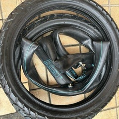 ハンターカブCT 125タイヤ＆チューブ　前輪の画像