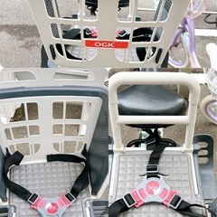 【決まりました】OGK 自転車用 チャイルドシート スタンダード リヤ キッズシート Wグレーの画像