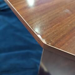 431fk 【現状品】★未使用品・開封品★テーブル 折りたたみ ローテーブル コンパクト 90cm 座卓 長方形 センターテーブル 木製 おしゃれ シンプル　　y112802fk 

の画像