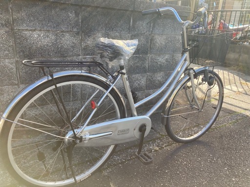 【26インチ自転車】変速なし　前後タイヤ、前カゴ、サドル新品❗️若林自転車　膳所店　SALE中❗️