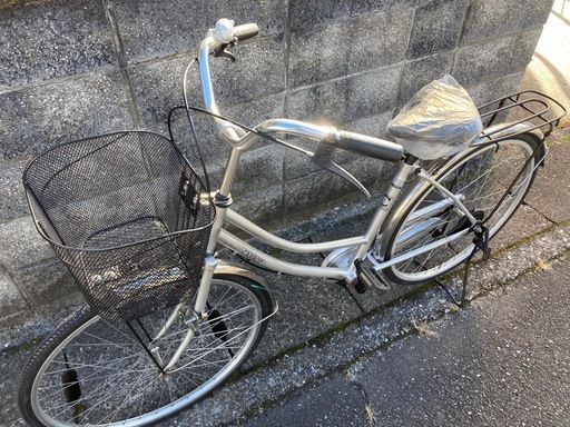 【26インチ自転車】変速なし　前後タイヤ、前カゴ、サドル新品❗️若林自転車　膳所店　SALE中❗️