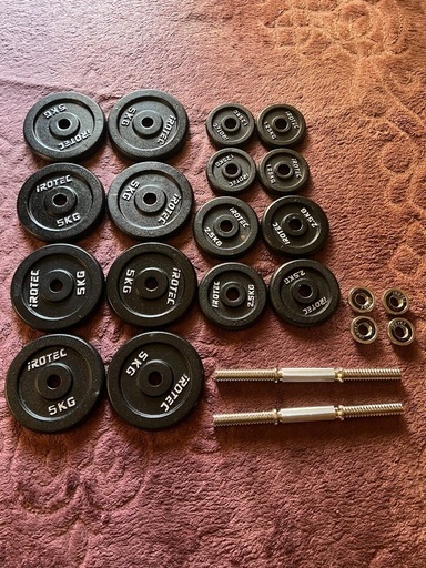 アイロテック　ダンベル55キロ