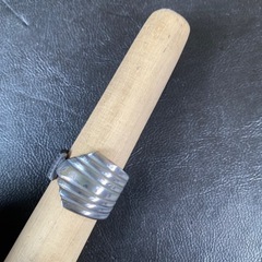 シルバーアクセサリー　スプーンリング　手作り指輪　ハンドメイドリング