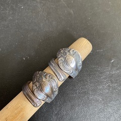 シルバーアクセサリー　スプーンリング　手作り指輪　ハンドメイドリング