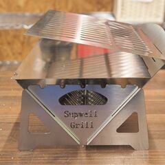 SUPWELL バーベキューグリル BBQグリル＆焚き火台 折りたたみ可能 簡単組立 BBQ・アウトドアの画像