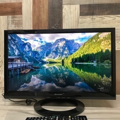 即日受渡❣️シャープAQUOS 19型液晶テレビ　Wチューナー　...