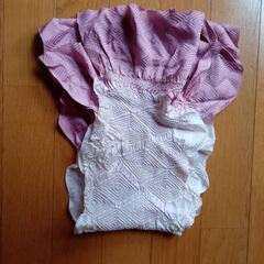 着物　色無地身丈152　正絹　薄紫色　更に羽織も証券　帯帯揚げ帯締めの画像