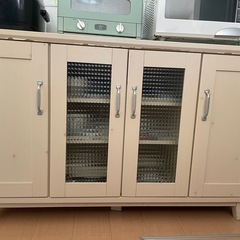 値下げ　キャビネット　食器棚　サイドボード 