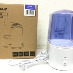 ⭐︎コンパクト加湿器⭐︎¥1500！⭐︎新品⭐︎11時間連続可動アロマ機能付⭐︎アイリスオーヤマ加熱式加湿器SHM-120-R1⭐︎の画像