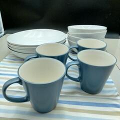 (C-2411TW19)イケアセット◆IKEA◆大皿,ボウル,マ...