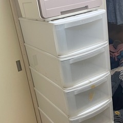 衣装ケース プラケース プラスチック 引き出しの画像