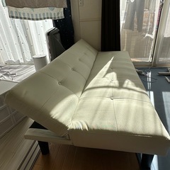 【譲り先決まりました】ソファーベッドの画像