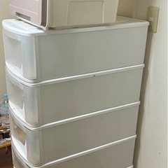 衣装ケース プラケース プラスチック 引き出しの画像