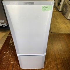 NO 681 北九州市内配送設置無料 保証付き MR-P17E-S 冷蔵庫 Pシリーズ