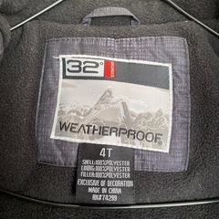 古着　サイズ4T 子供用　スキーウェア　6月1日までの画像