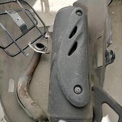 AF３４純正マフラーとリアステーの画像