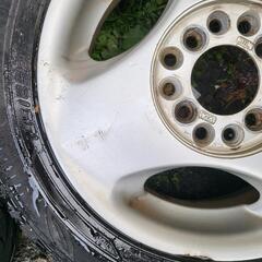 軽自動車　155 65R13  BS  バリ山　アルミタイヤ4本の画像