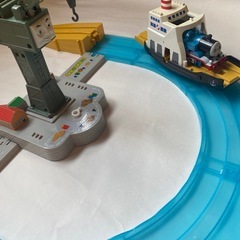 【廃盤 希少 一部ジャンク品】プラレール トーマス うきうきクルーズセット※値下げ中の画像