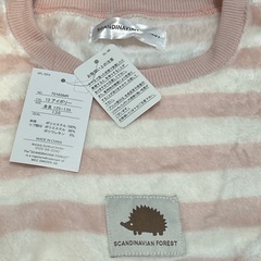 新品　SCANDINAVIAN 130 ふわもこ　パジャマ　フリースの画像