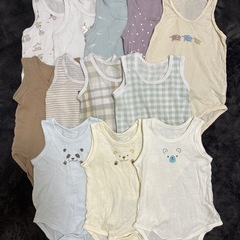 1点追加◎ボディスーツ春夏肌着90サイズ13点まとめの画像