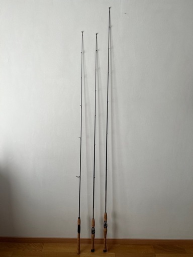 Daiwa ダイワ バスロッド 3本・スピニングリール1個・ルアー沢山オマケ