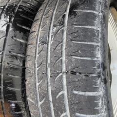 軽自動車　155 65R13  BS　アルミタイヤ4本の画像