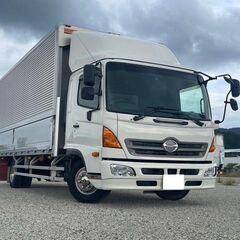 日野 レンジャー ウィング ベッド付き　車検有◎ホワイト トラッ...