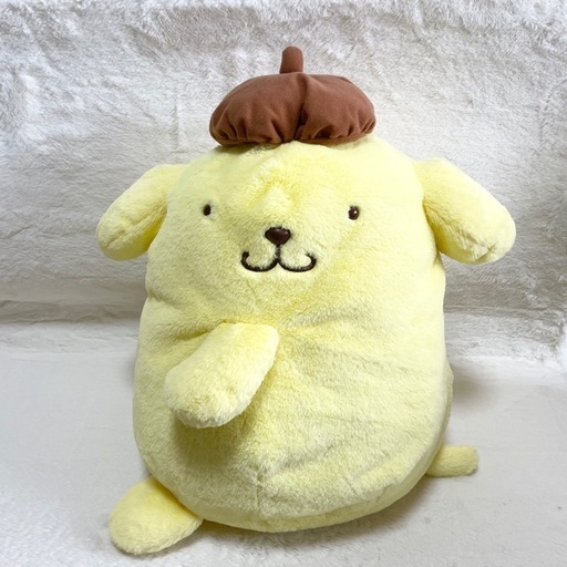 ⭐️サンリオキャラクターズ⭐️約49cm！ポムポムプリン ギガジャンボふり向きポーズ ぬいぐるみ