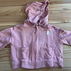 アカチャンホンポ　うさぎパーカー　90cm