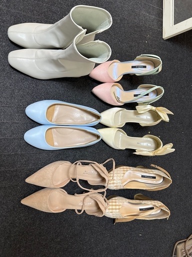 女性用ヒール、ブーツなど、まとめ売り
