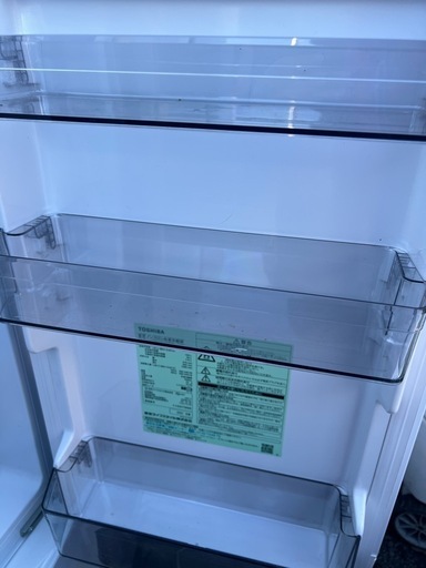 2022年製 中古 東芝 TOSHIBA 153L コンパクトなのに使いやすい工夫でいっぱい 2ドア 冷蔵庫 GR-U15BS