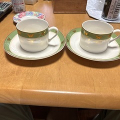 森英恵コーヒーカップ２個セットの画像