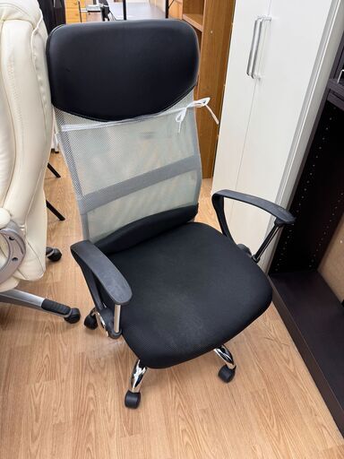 ★ジモティ割あり★  オフィスチェア ブラック クリーニング済み KJ7052