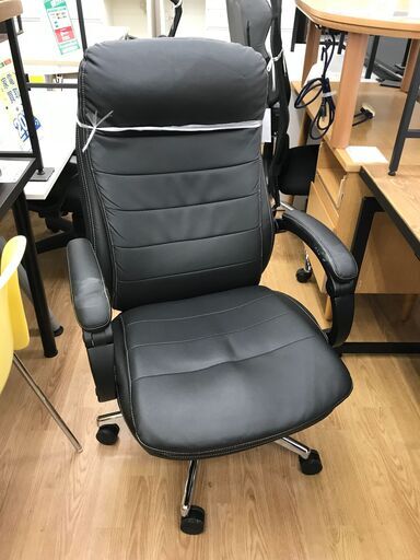 ★ジモティ割あり★ ニトリ ワークチェア ブラック  クリーニング済み KJ7056