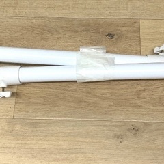 カインズ(CAINZ) 転倒防止 家具固定ポール 突っ張り棒 耐圧200kg ホワイト L 高さ49~75cm対応  2本　白　インテリア　リビングの画像