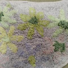 かわいいウサギの形をしたマットの画像