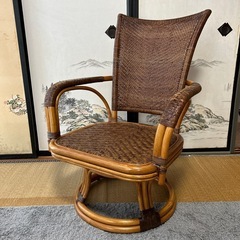 椅子　回転　レトロ
