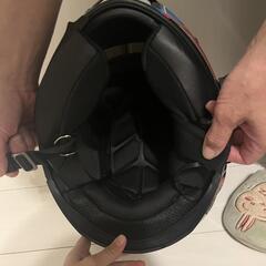バイク用ヘルメット　インカム付きの画像