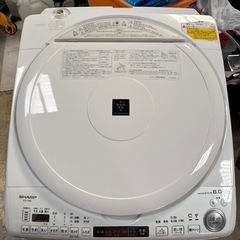 電気洗濯乾燥機　SHARP プラズマクラスター　2021年製　8kg 